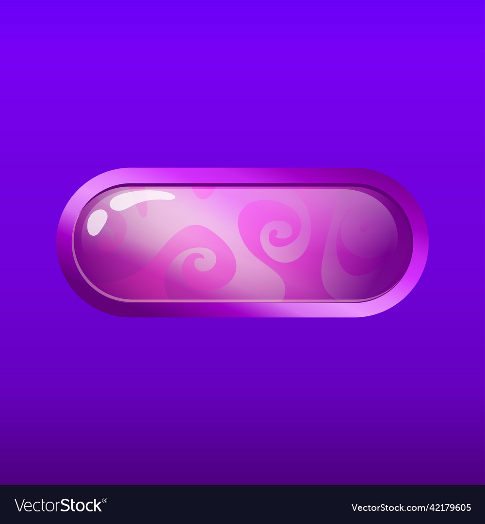 Game button in 2d style on colorful background vector image Game button in 2d style on colorful background