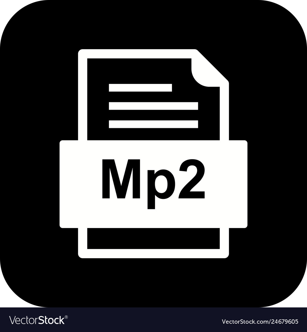 Mp2 file document icon