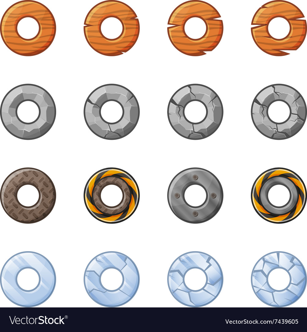 Round blocks for physics game 2