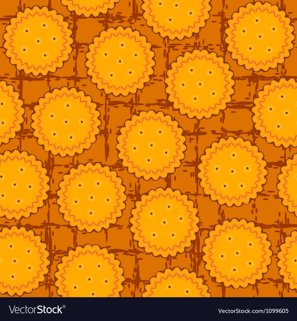 Round cookie seamless background pattern