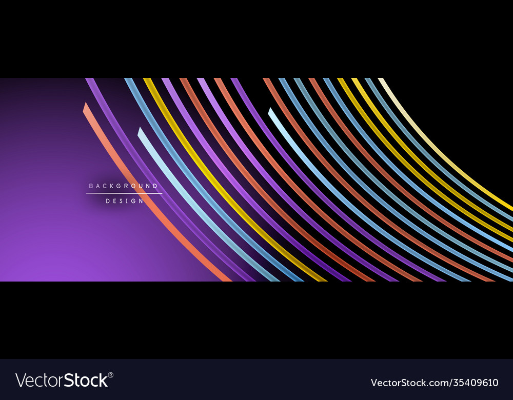 Abstract colorful lines background