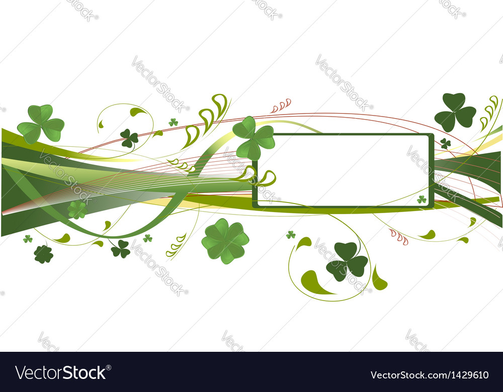Background with clover