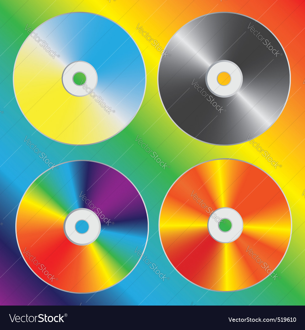 Compact discs Royalty Free Vector Image - VectorStock