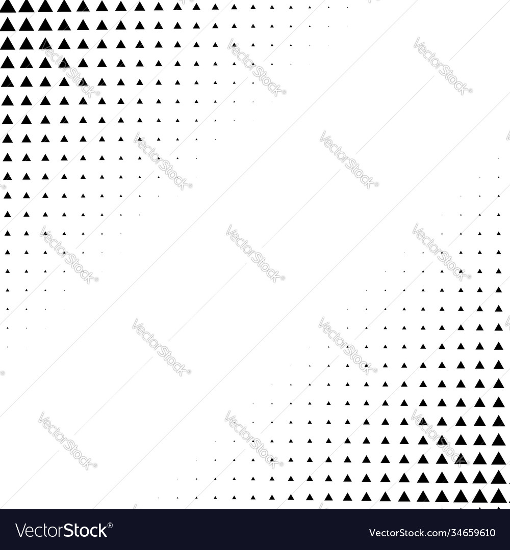 Geometric Triangle Halftone Pattern