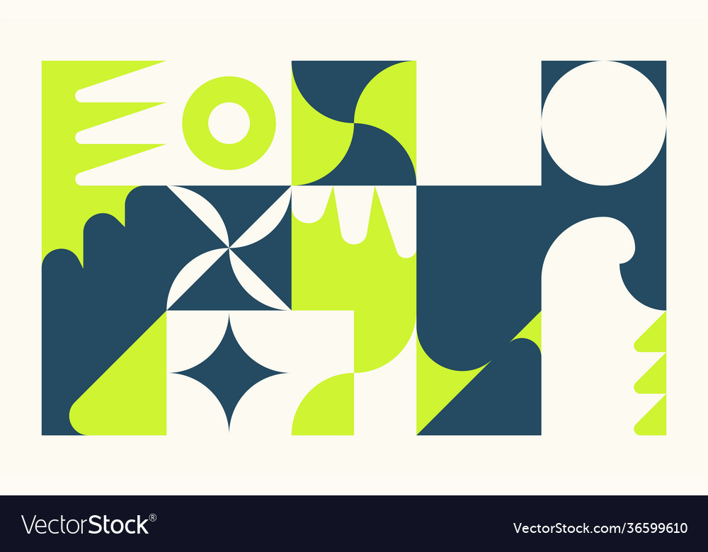 Neon abstract pattern design vector image Neon abstract pattern design