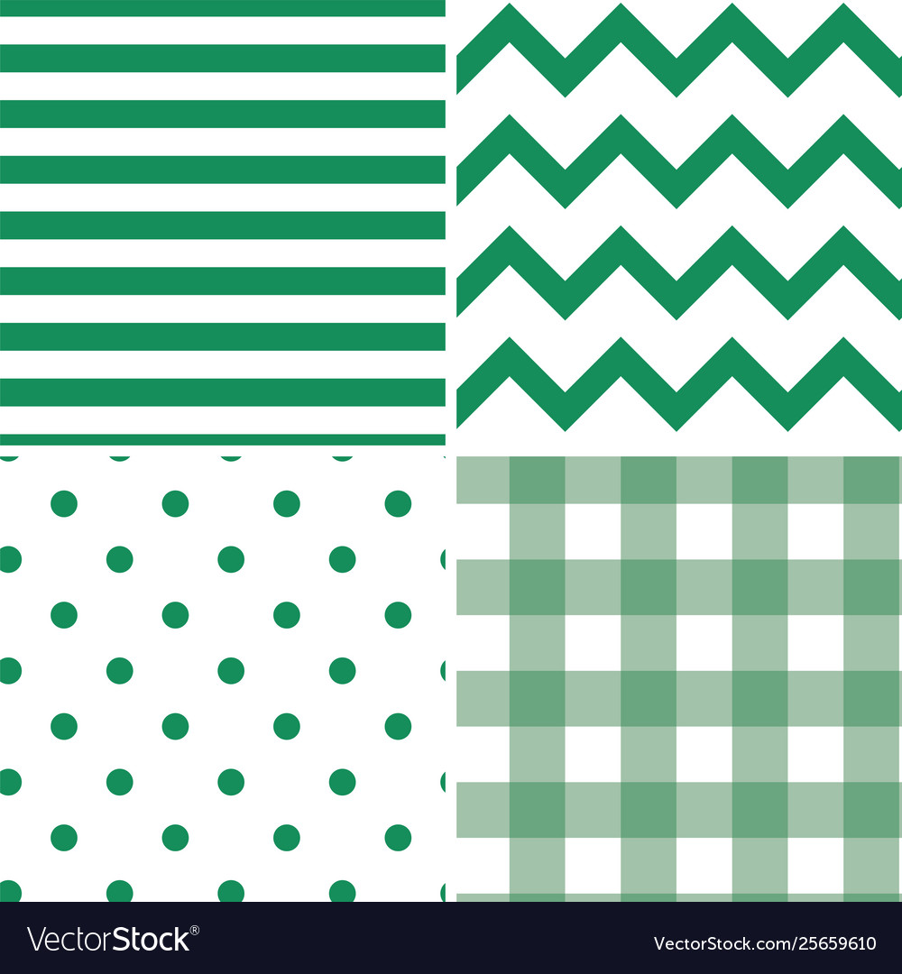 Pattern collection seamless retro background