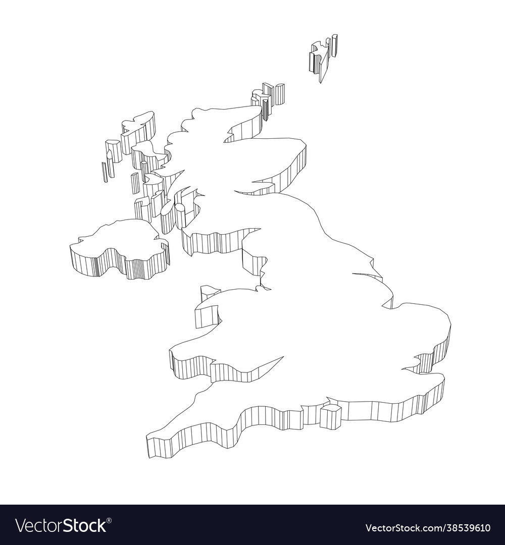 United kingdom great britain and northern vector image United kingdom great britain and northern