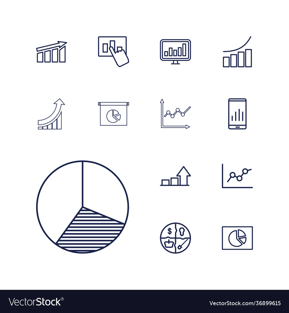 13 graph icons