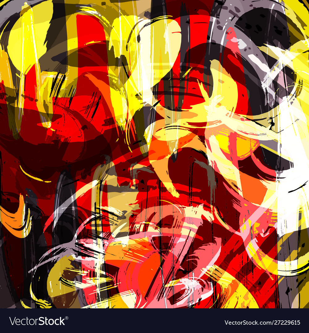 Abstract Graffiti Pattern