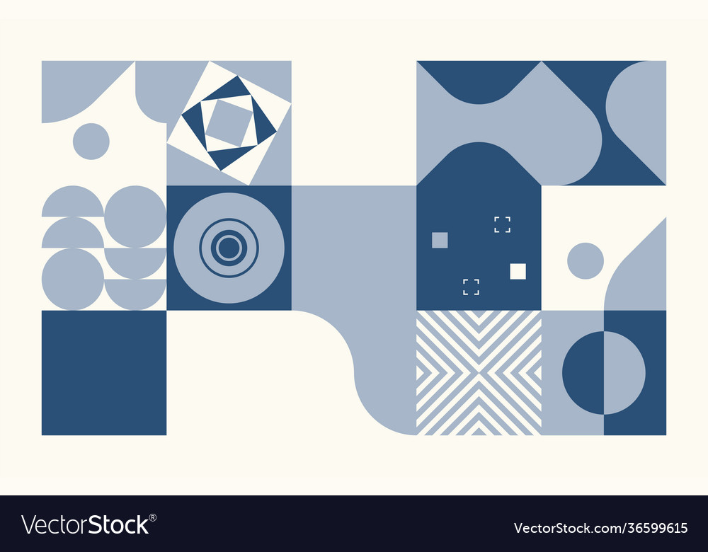 Duotone abstract pattern design vector image Duotone abstract pattern design
