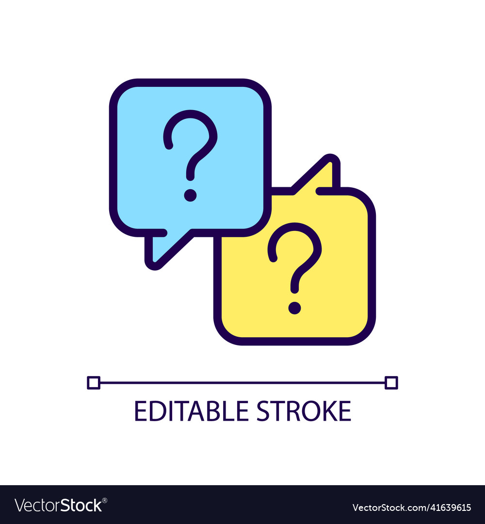 Misunderstanding rgb color icon vector image Misunderstanding rgb color icon