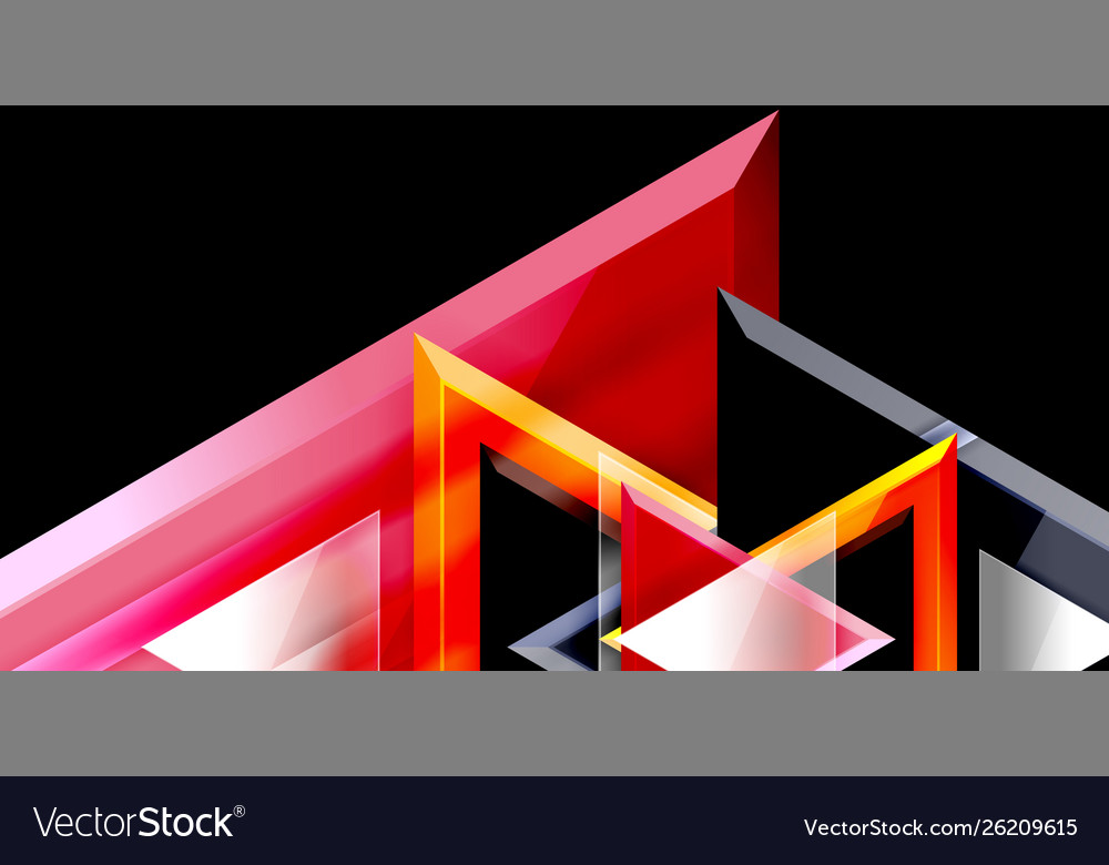 Triangle abstract background