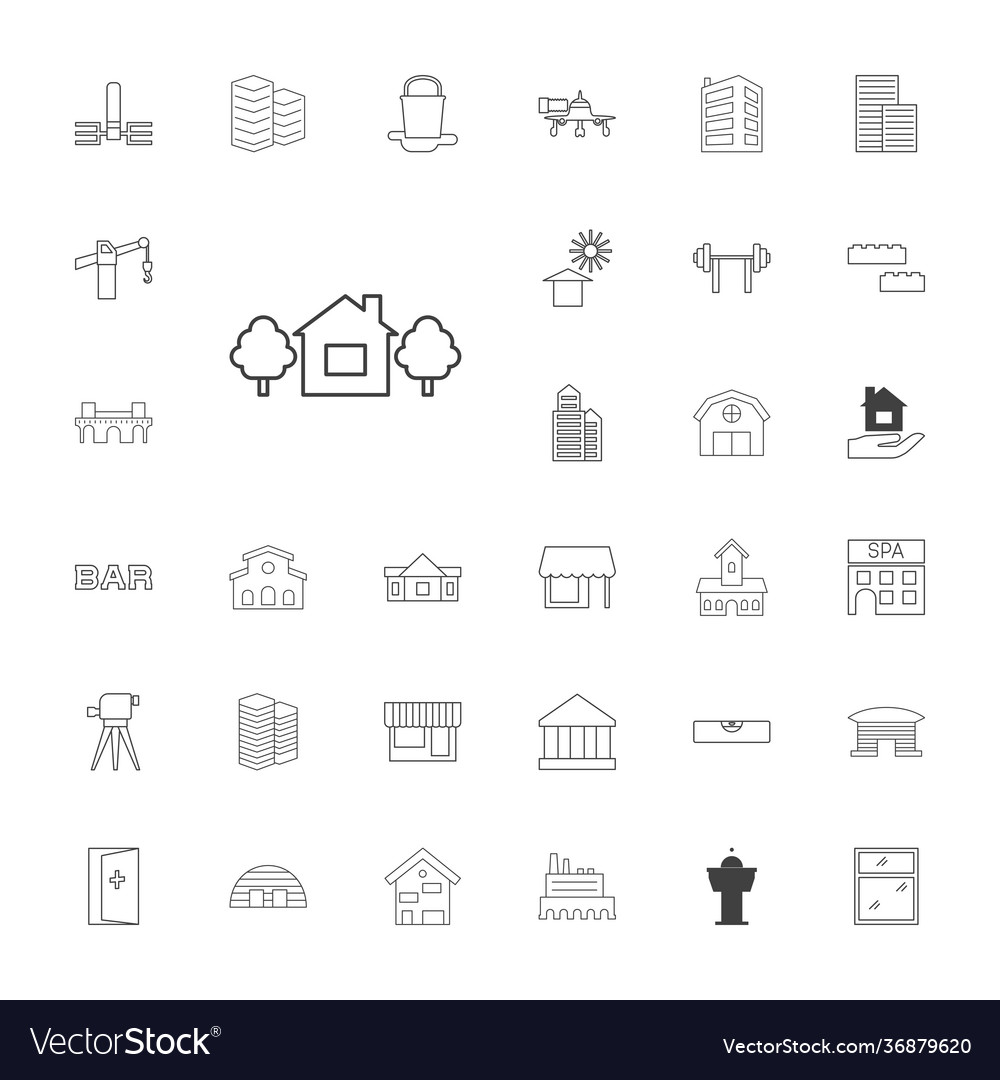 Building icons
