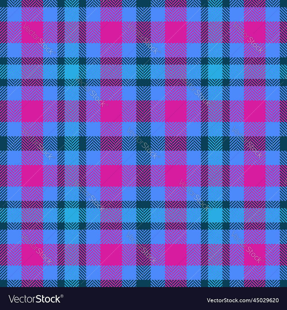 Check textile pattern seamless tartan background Vector Image