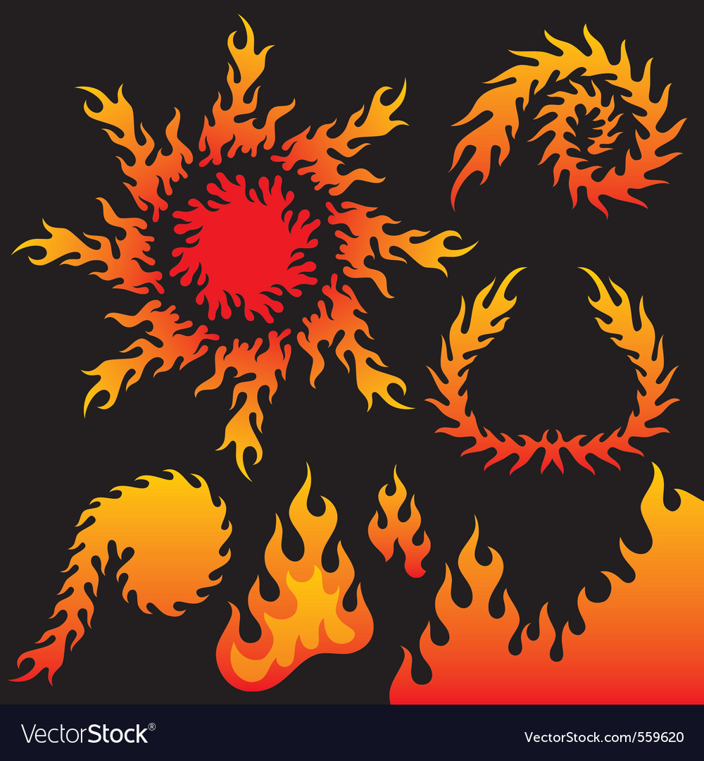 Dynamic Flame Patterns