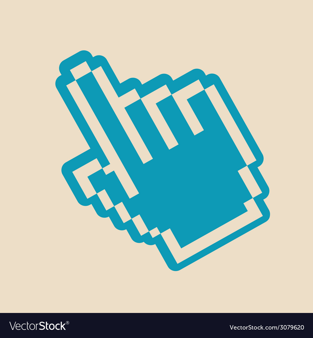 Pointer design Royalty Free Vector Image - VectorStock