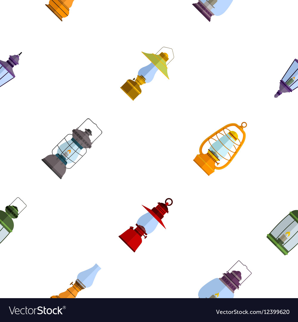 Seamless pattern with lanterns