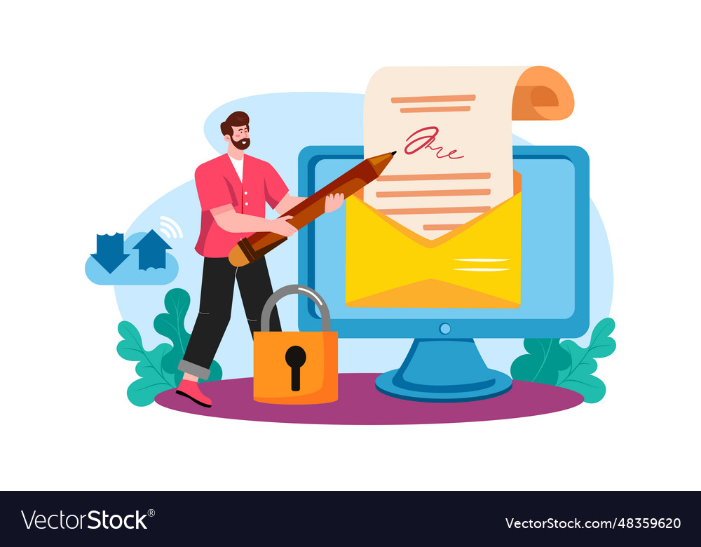 Users can set up email signatures to personalize