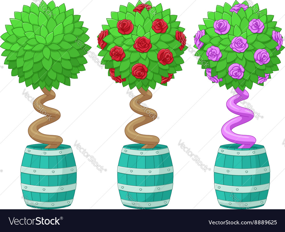 Rose Tree Clip Art