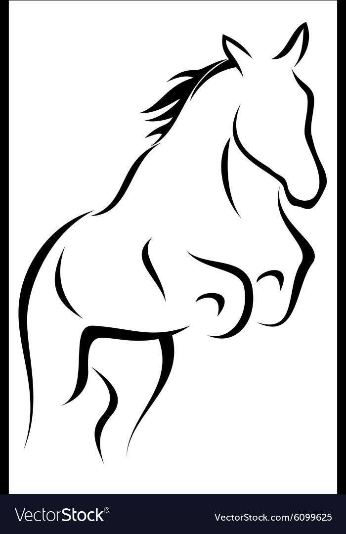 Leaping Horse Silhouette