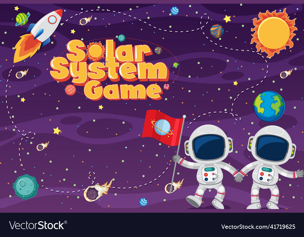 Space element in background