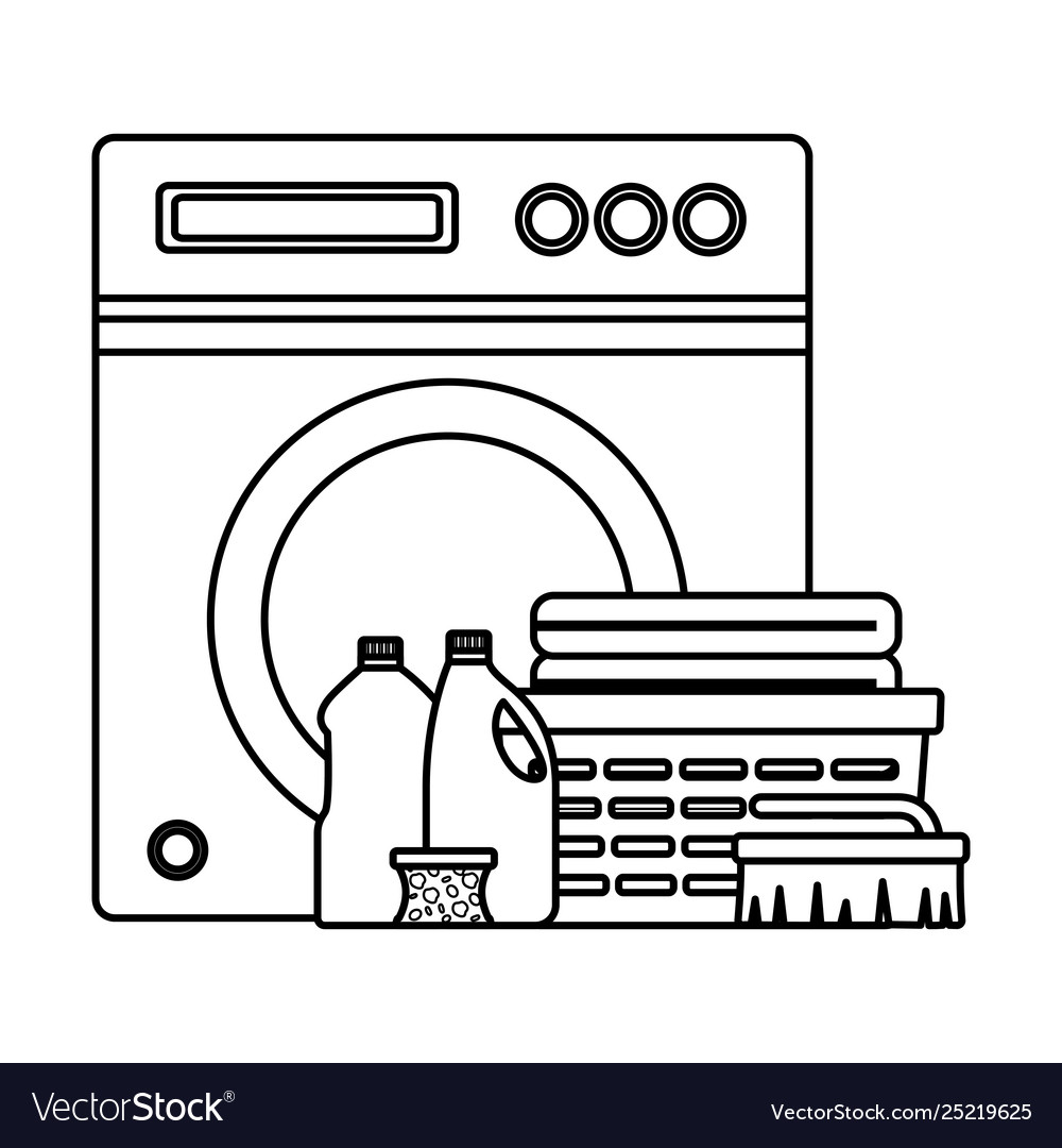 Spring cleaning tools Royalty Free Vector Image