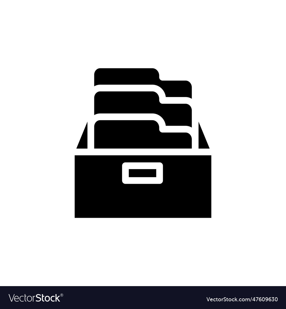 Folder Icon Royalty Free Vector Image - Vectorstock