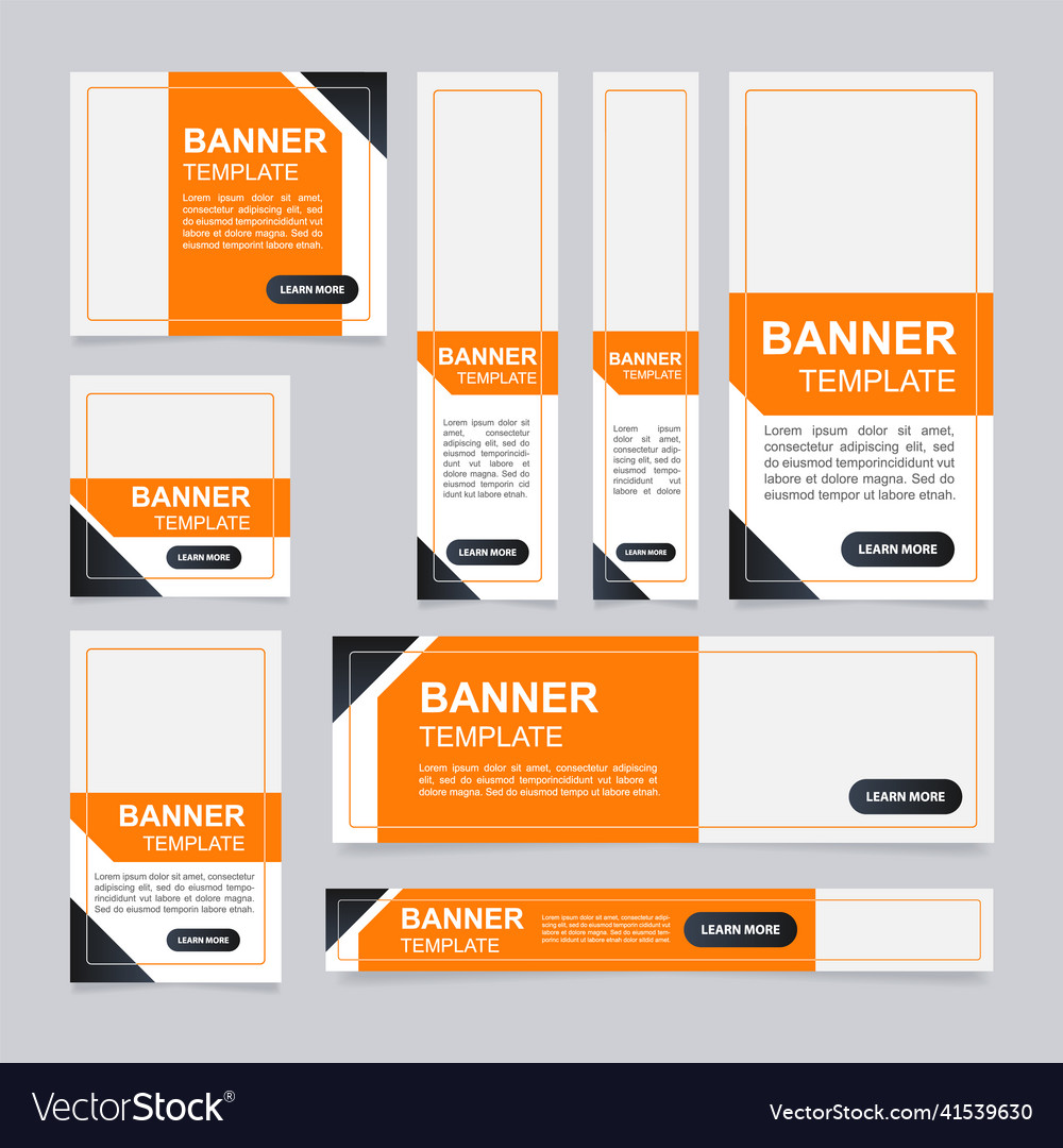 Programmer course presentation web banner design Vector Image
