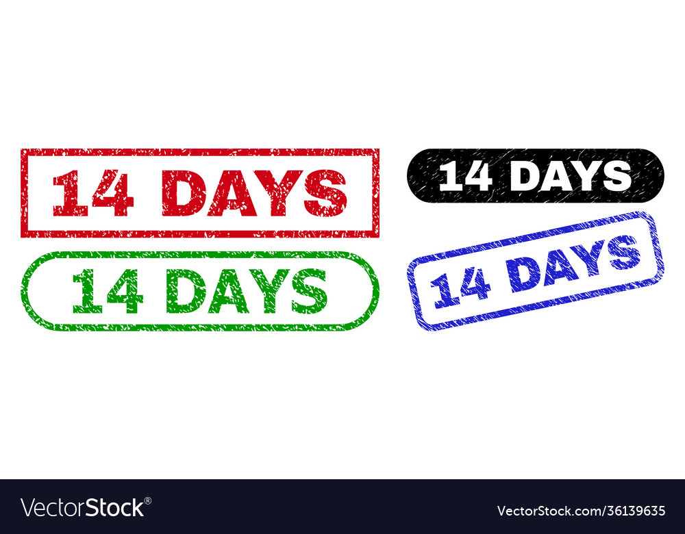 14 days rectangle watermarks using scratched