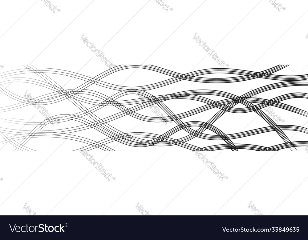 Abstract background wavy intertwining lines
