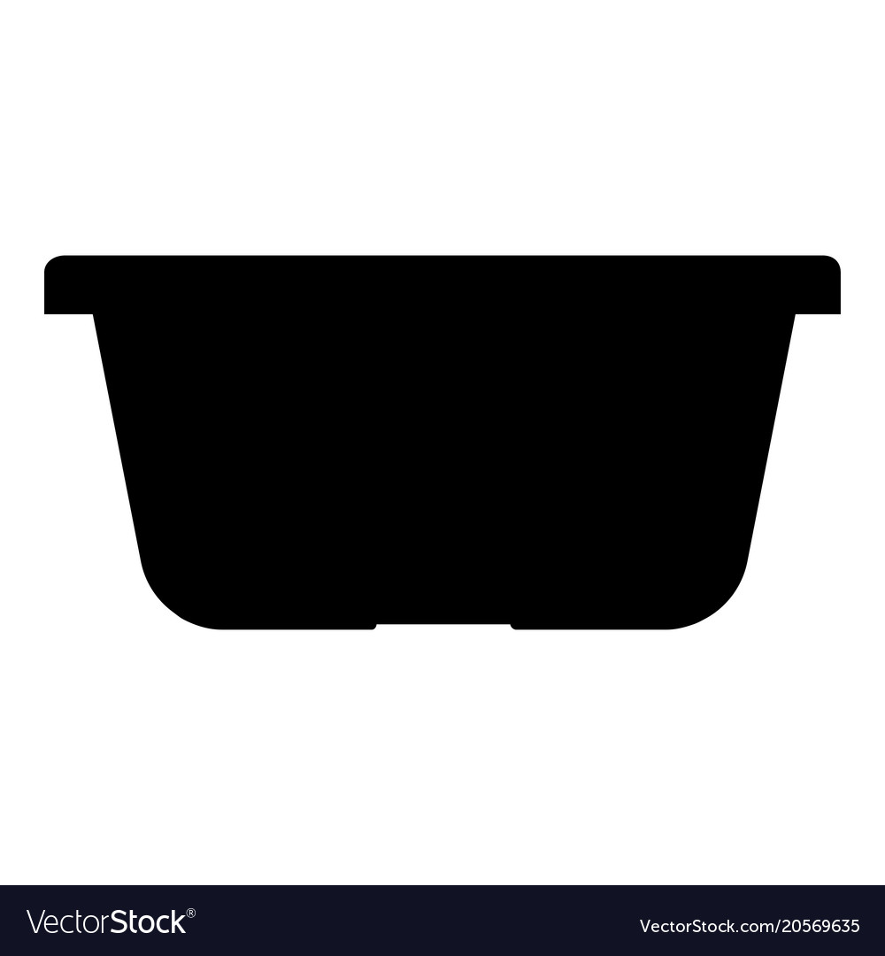 Basket for shopping black color icon