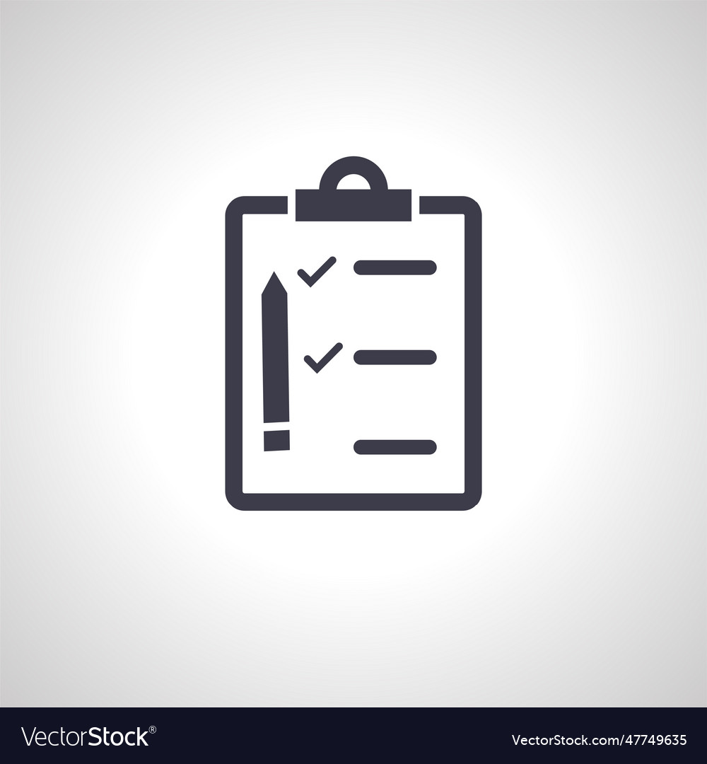 Clipboard icon with check mark