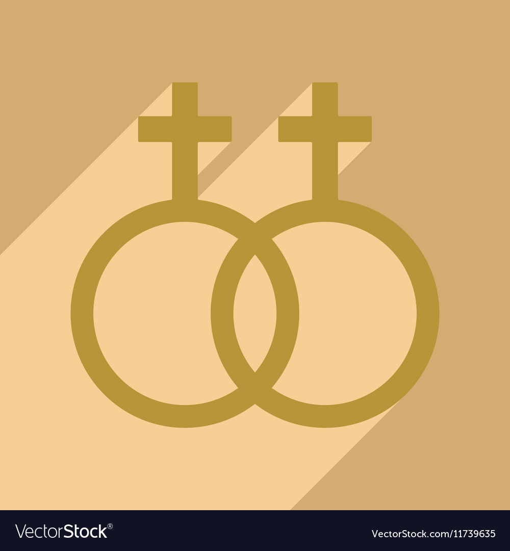 Flat with shadow icon and mobile application
