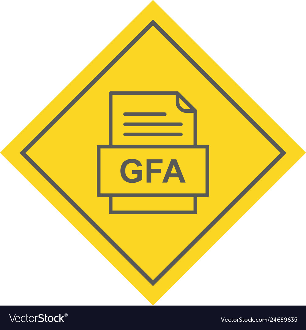 Gfa file document icon
