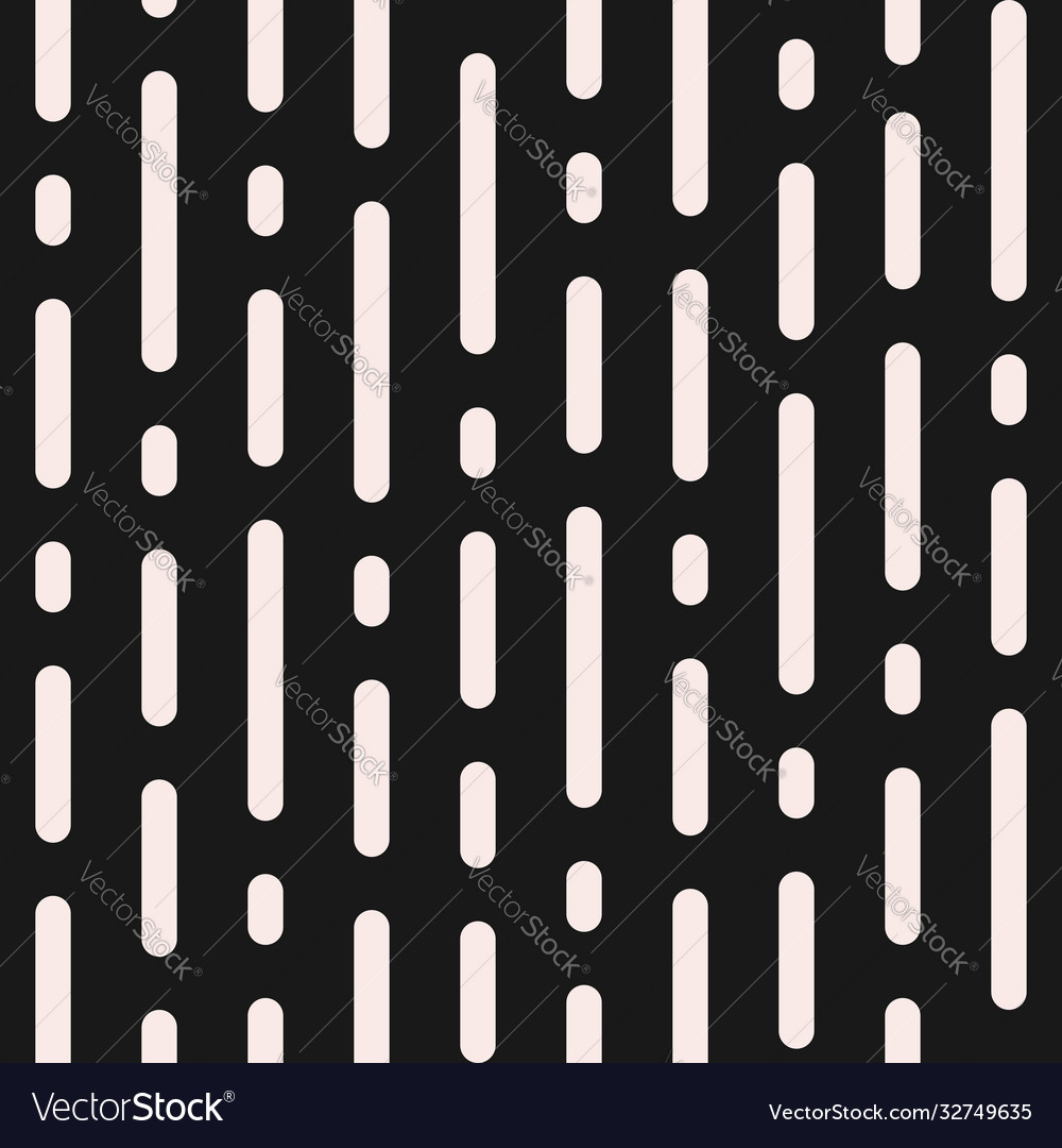 Monochrome seamless pattern vertical rounded lines