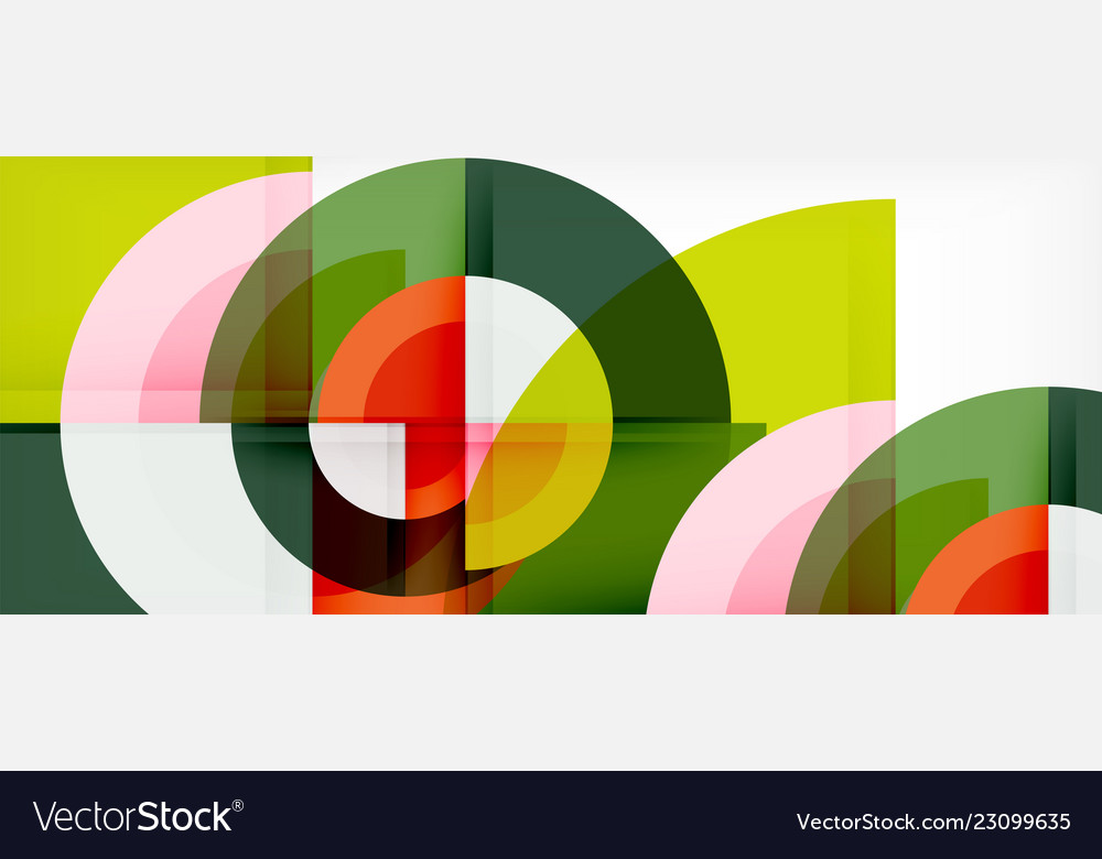 Multicolored round shapes abstract background vector image Multicolored round shapes abstract background