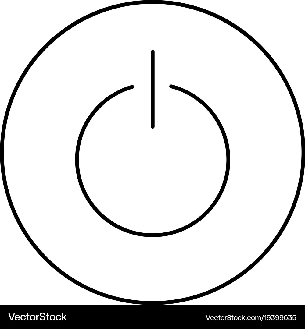 On off button icon Royalty Free Vector Image - VectorStock