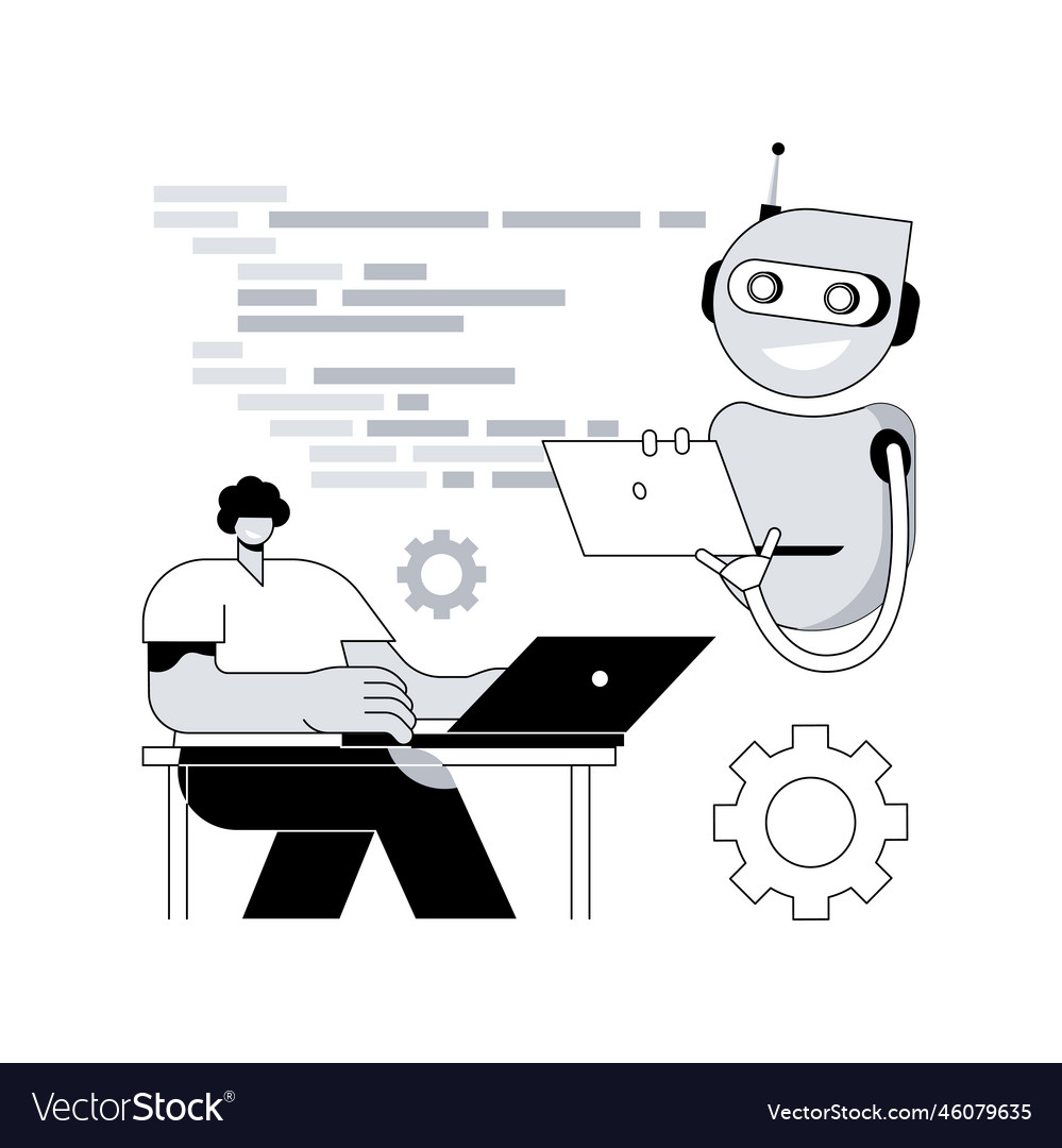 Open automation architecture abstract concept