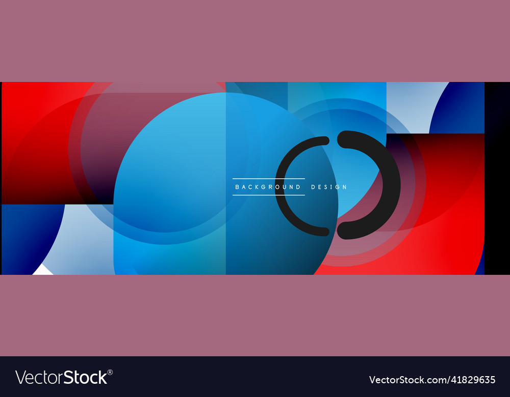 Round triangle shapes lines and circles geometric Vector Image