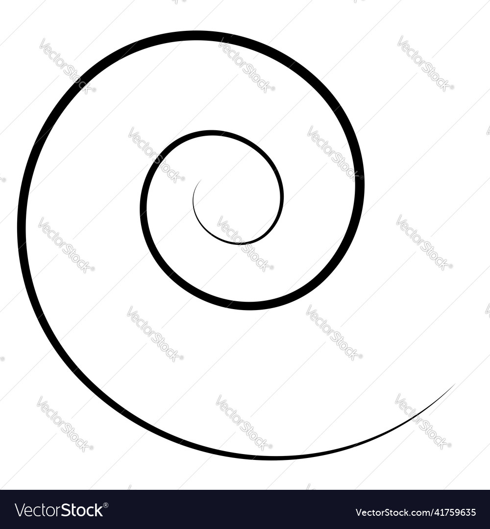 Spirals swirl twirl design element