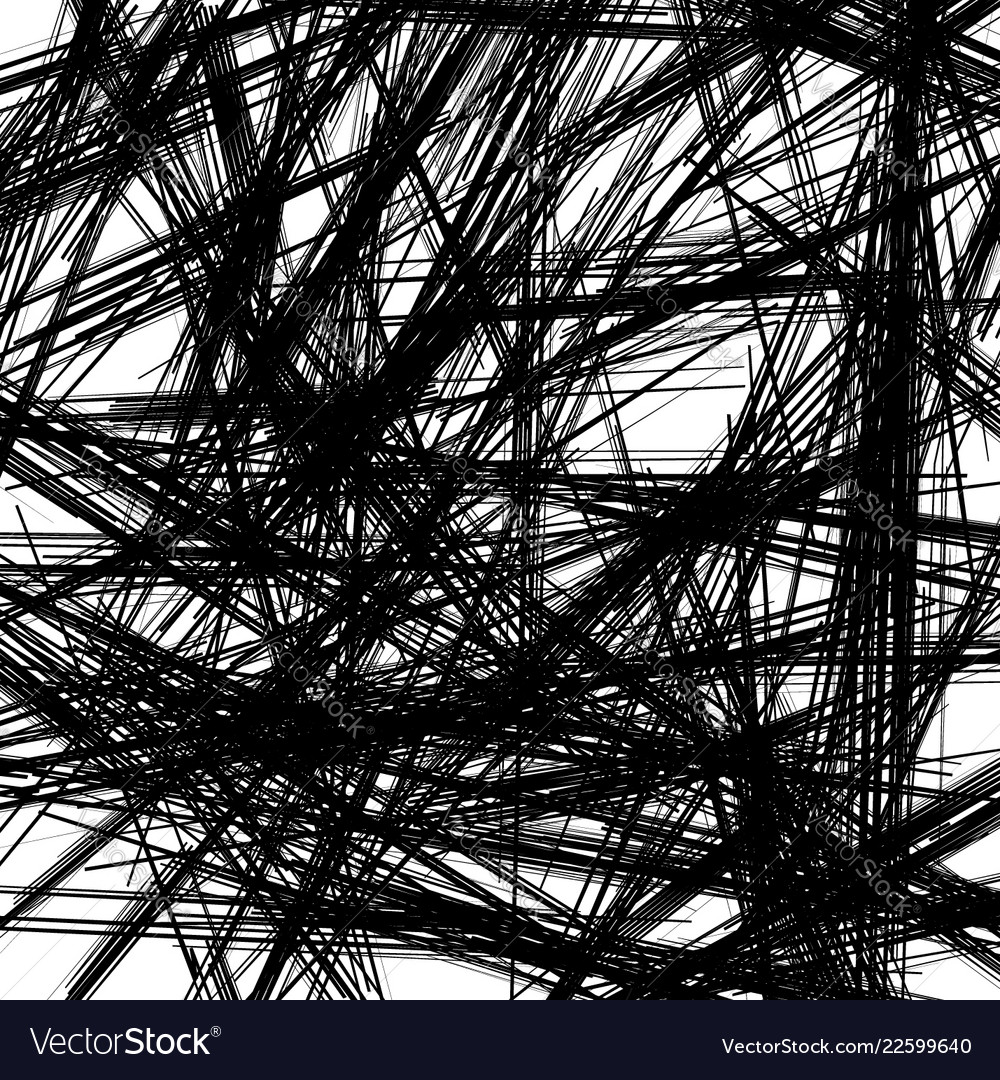 Abstract Chaotic Texture with Zigzag Lines