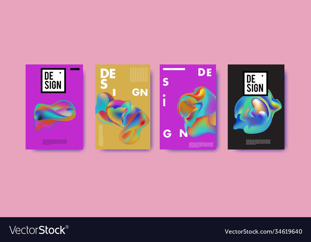 Abstract colorful liquid and fluid pattern