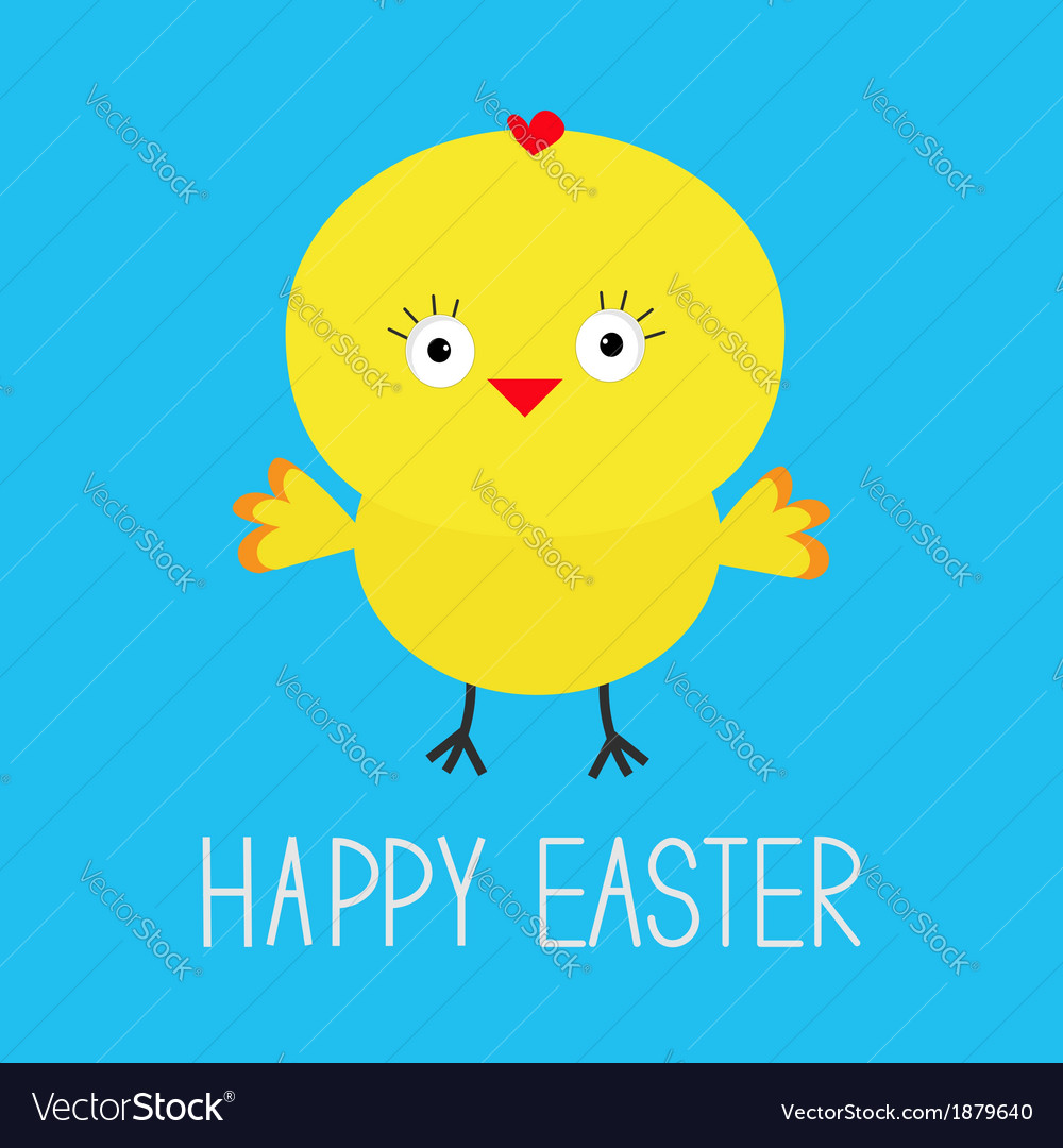 Ostern Hühnerblau Hintergrundkarte