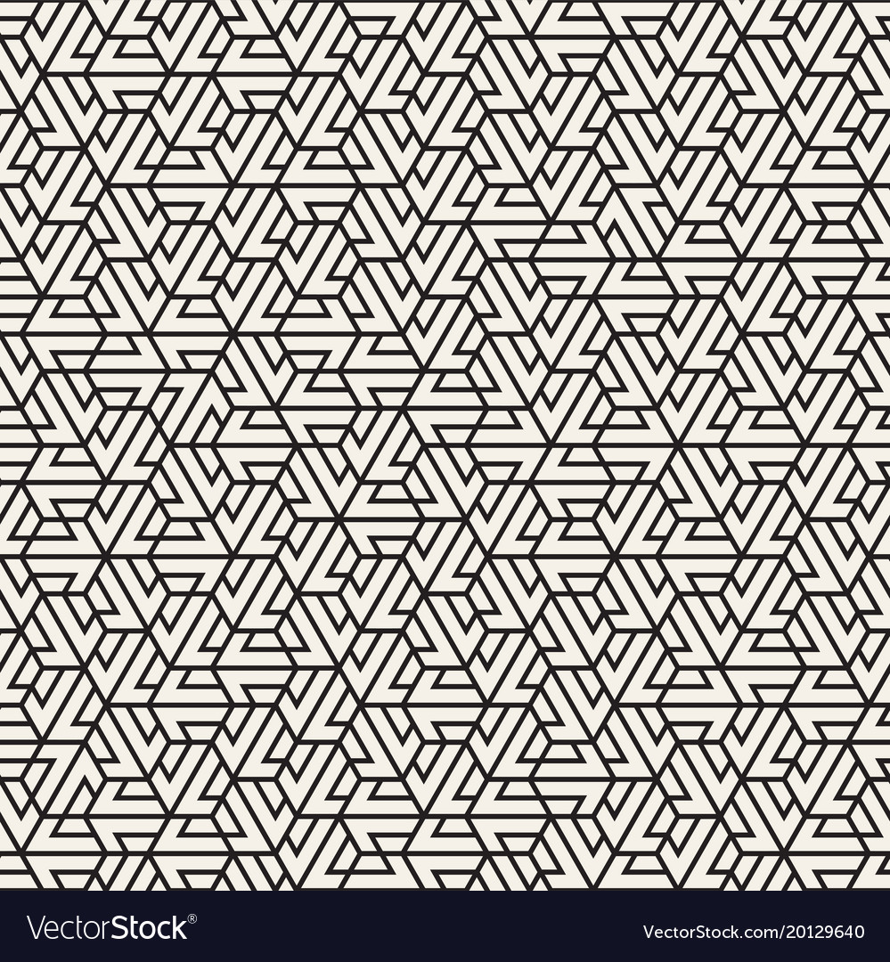 Modern Geometric Hexagonal Pattern