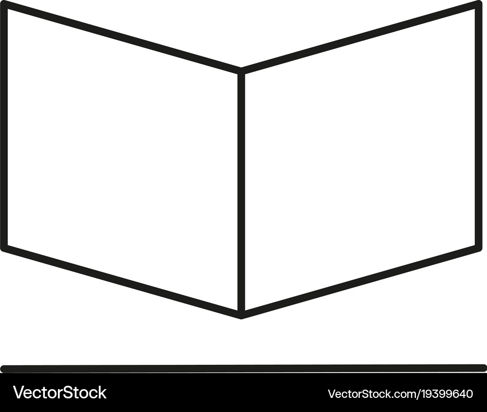 Opened book icon Royalty Free Vector Image - VectorStock