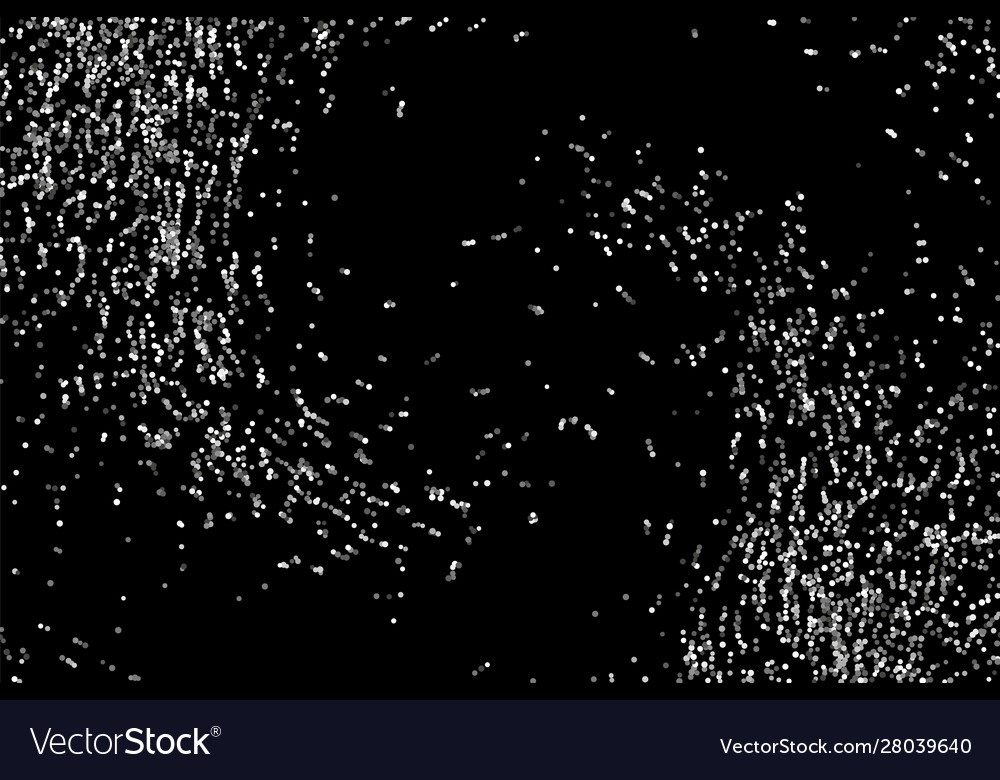 Silver glitter confetti