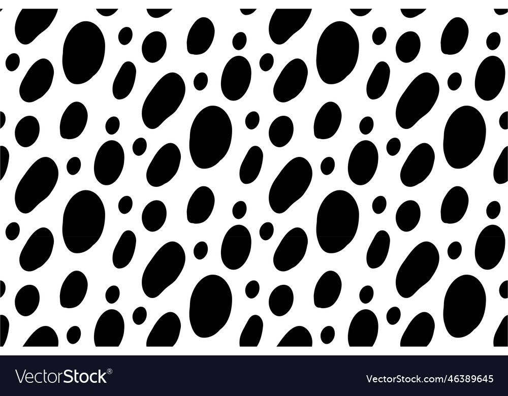Abstract seamless pattern of dalmatian spots