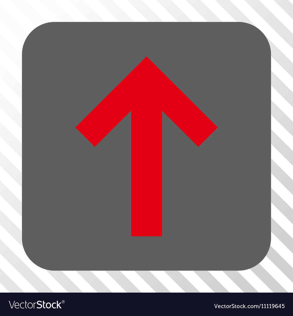 Arrow up rounded square button
