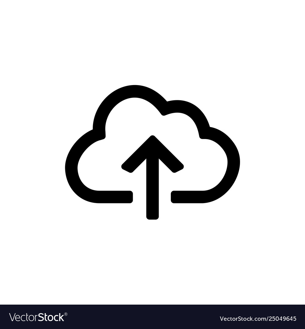 Backup and restore data cloud icon for simple vector image Backup and restore data cloud icon for simple