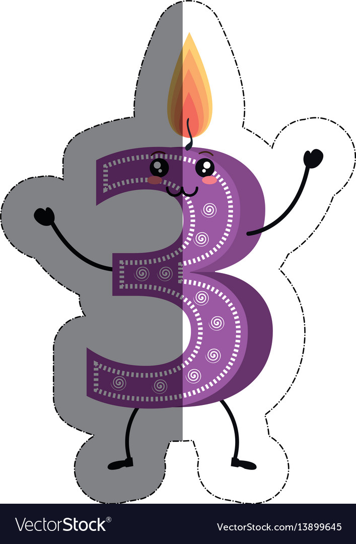 Birthday number icon